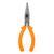 Длинногубцы изогнутые Classic, 160 мм, шлифованные, пластмассовые рукоятки Sparta