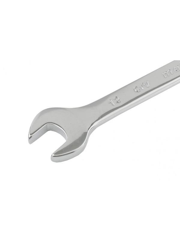 Ключ комбинированный, 13 мм, CrV, полированный хром Matrix