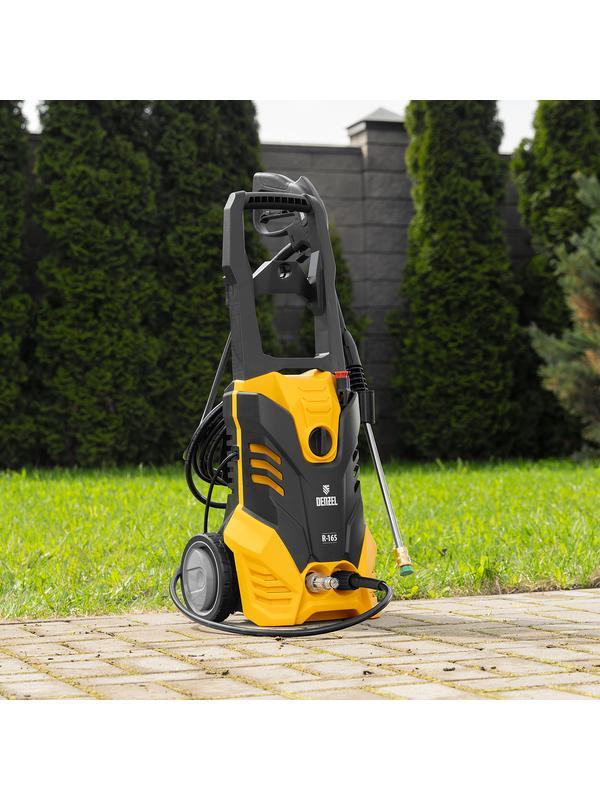 Моечная машина высокого давления R-165, 2200 Вт, 165 бар, 7 л/мин, колесная Denzel
