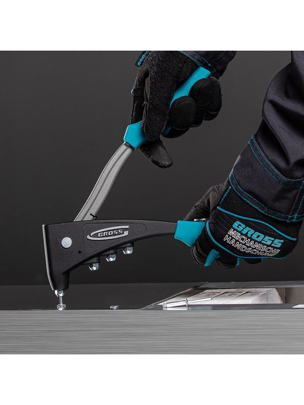 Заклепочник литой, усиленный, заклепки 2.4-4.8 мм Gross