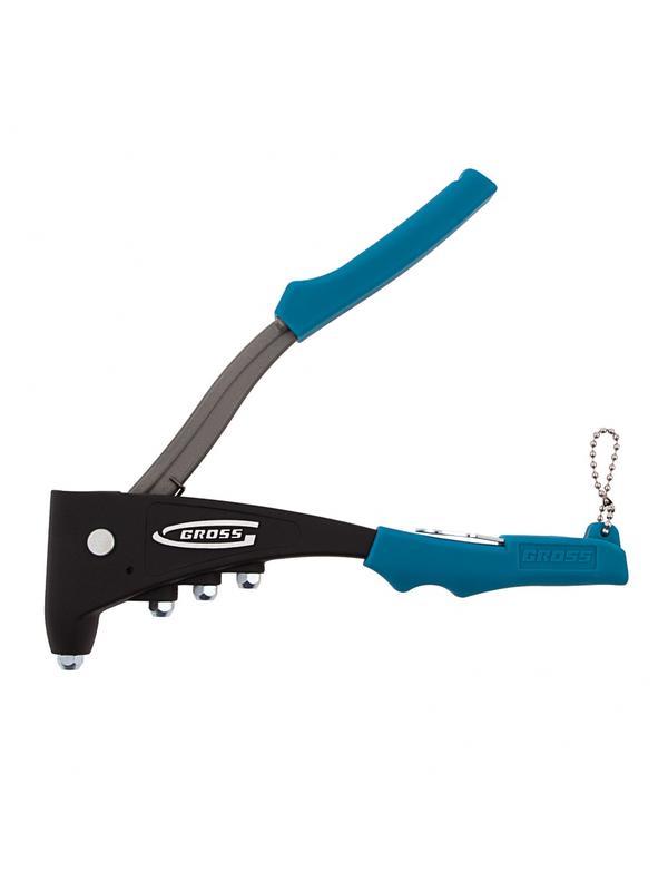 Заклепочник литой, усиленный, заклепки 2.4-4.8 мм Gross