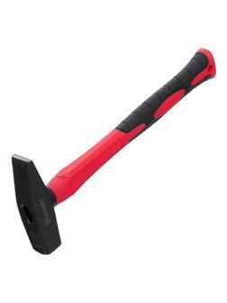 Молоток слесарный optimal, 400 г, фибергласовая обрезиненная рукоятка, квадратный боек Matrix