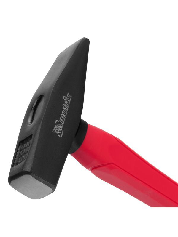 Молоток слесарный optimal, 400 г, фибергласовая обрезиненная рукоятка, квадратный боек Matrix