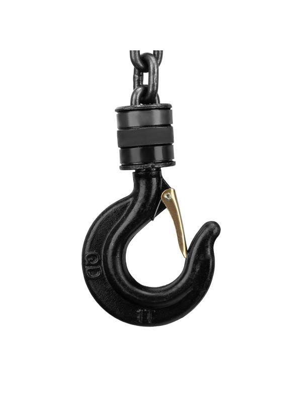 Таль цепная, 1 т, H подъема 2.5 м, расстояние между крюками 300 мм Sparta