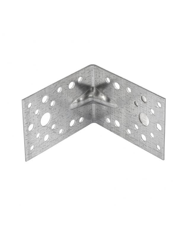 Крепежный уголок усиленный 1.7 мм, KUU 90 x 90 x 65 мм Россия Сибртех