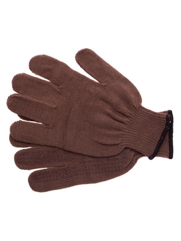 Перчатки трикотажные, акрил, ПВХ гель, 