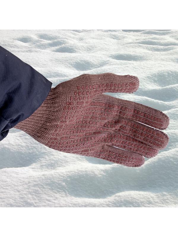 Перчатки трикотажные, акрил, ПВХ гель, 