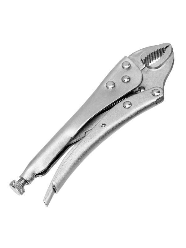 Зажим ручной, полукруглый захват, 180 мм// Сибртех