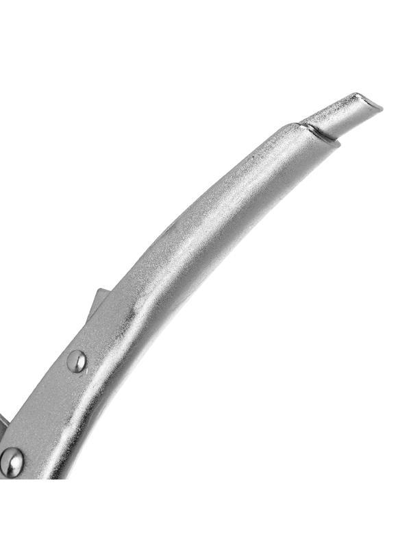 Зажим ручной, полукруглый захват, 180 мм// Сибртех