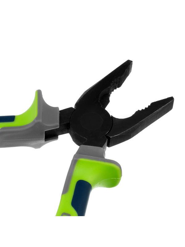 Плоскогубцы комбинированные, 160 мм, фосфатирование, трехкомпонентные рукоятки Сибртех