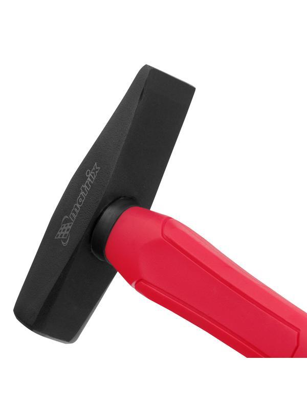 Молоток слесарный optimal, 300 г, фибергласовая обрезиненная рукоятка, квадратный боек Matrix