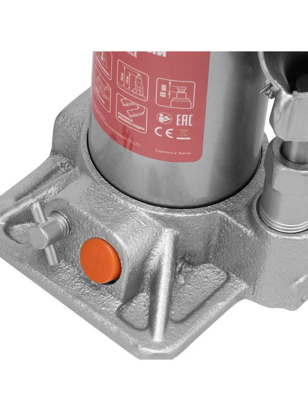 Домкрат гидравлический бутылочный, 3 т, h подъема 178-343 мм, в пластиковом кейсе Matrix