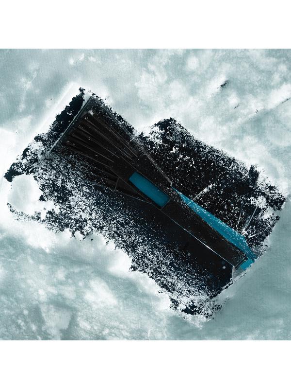 Щетка-сметка для снега со скребком 400 мм, бирюзовая Sparta Россия