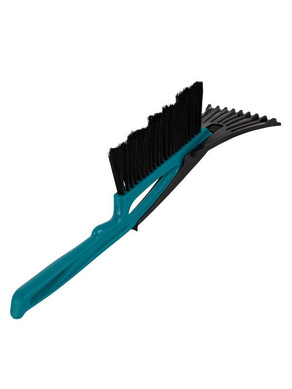 Щетка-сметка для снега со скребком 400 мм, бирюзовая Sparta Россия