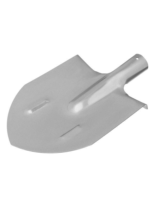 Лопата штыковая, нержавеющая сталь, 200х265 мм, ребра жесткости, без черенка, Россия Сибртех