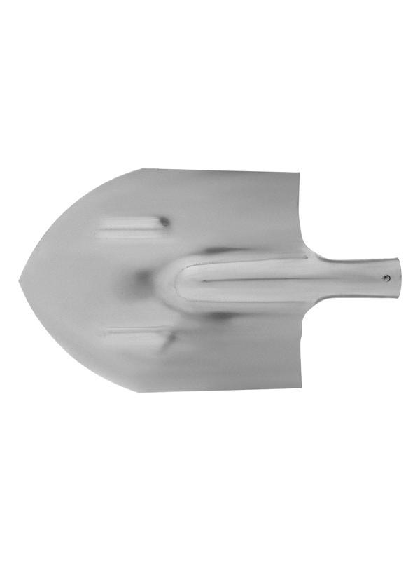 Лопата штыковая, нержавеющая сталь, 200х265 мм, ребра жесткости, без черенка, Россия Сибртех