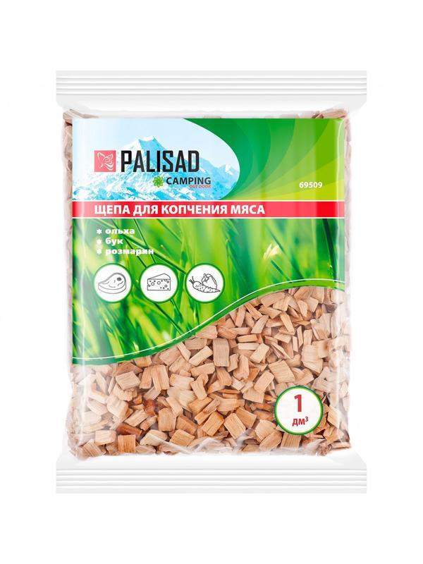 Щепа для копчения мяса: ольха, Бук, розмарин, Россия Camping Palisad