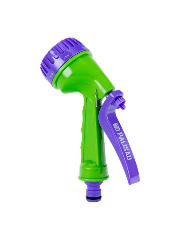 Набор для подключения шланга 3/4, пистолет 7 режимов полива, адаптер, 2 соединителя Palisad