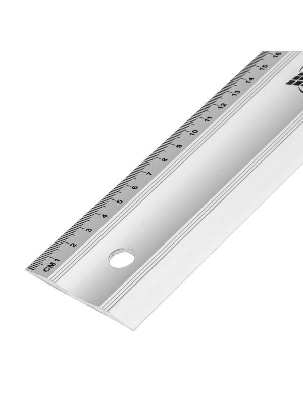 Линейка-уровень, 800 мм, металлическая, пластмассовая ручка 2 глазка Matrix