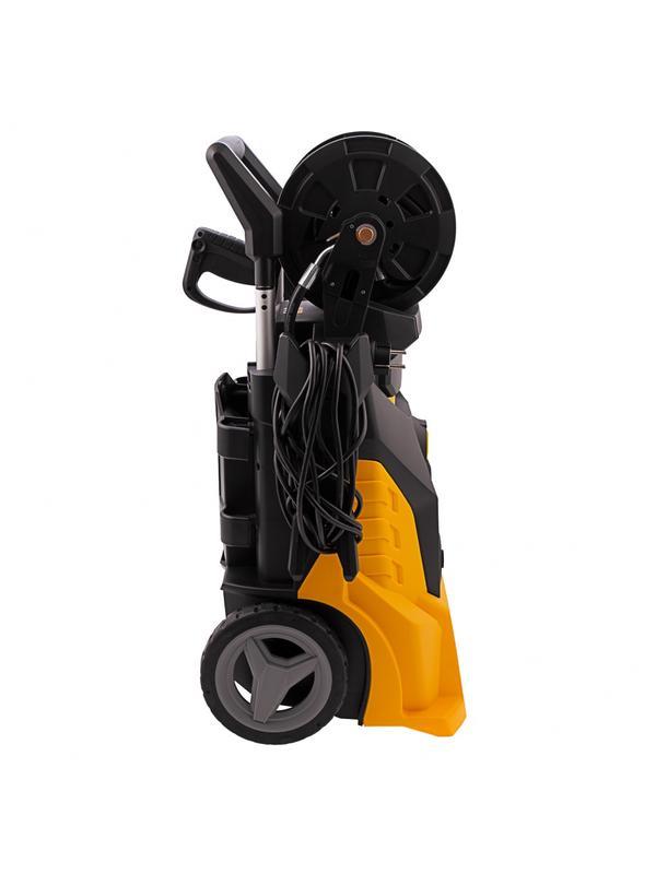 Моечная машина высокого давления R-210iD, 2600 Вт, 210 бар, 8.0 л/мин, асинхронный двигатель, барабан Denzel