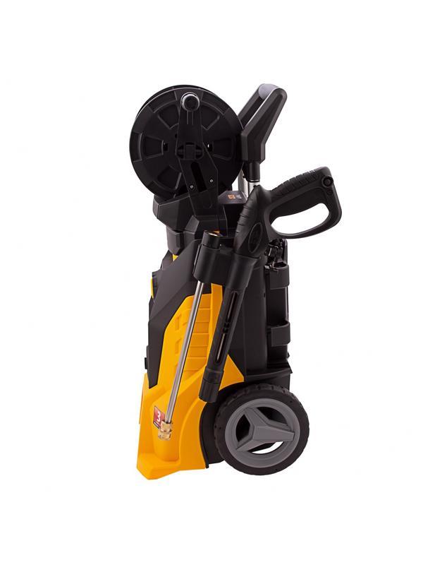 Моечная машина высокого давления R-210iD, 2600 Вт, 210 бар, 8.0 л/мин, асинхронный двигатель, барабан Denzel