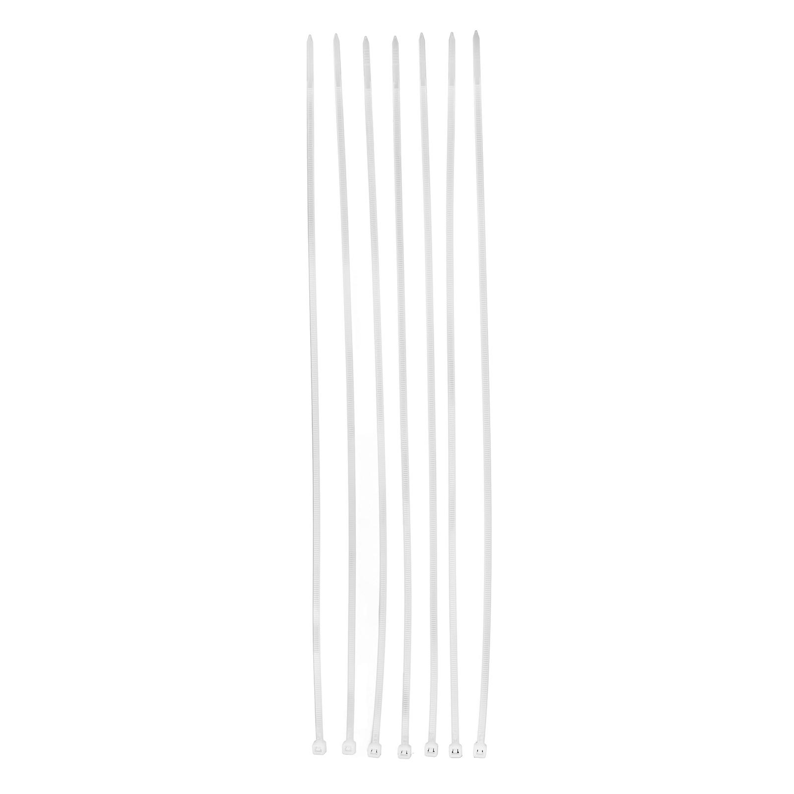 Хомуты, 370 x 3.6 мм, пластиковые, белые, 100 шт Сибртех