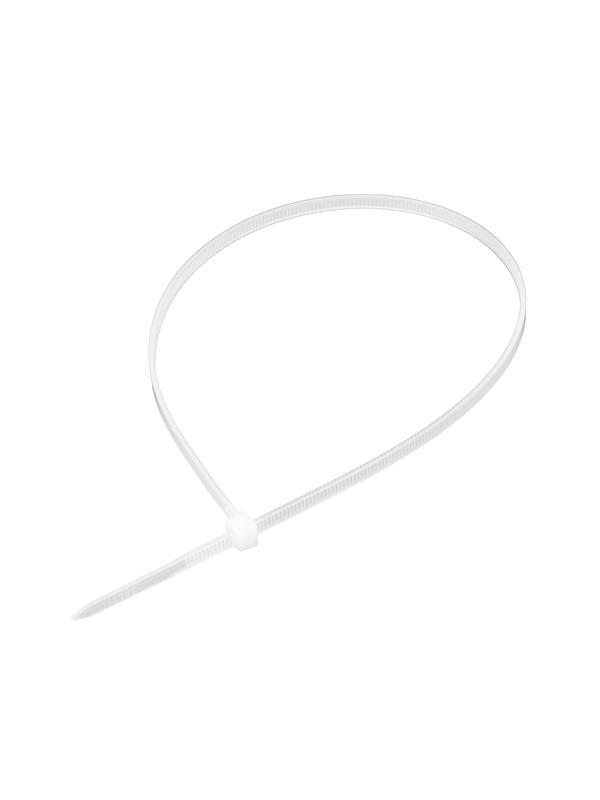 Хомуты, 370 x 3.6 мм, пластиковые, белые, 100 шт Сибртех