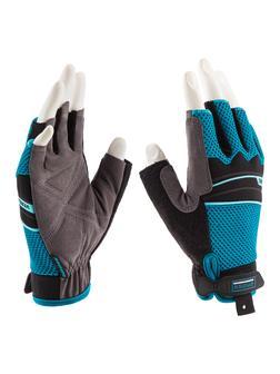 Перчатки комбинированные облегченные, открытые пальцы, AKTIV, М Gross