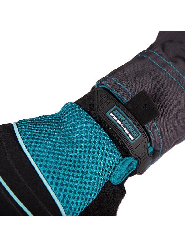 Перчатки комбинированные облегченные, открытые пальцы, AKTIV, М Gross