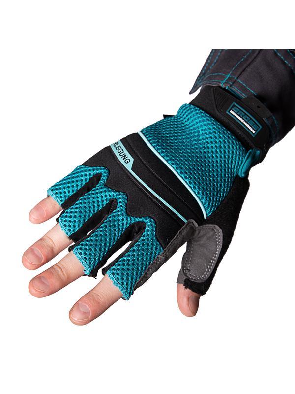 Перчатки комбинированные облегченные, открытые пальцы, AKTIV, М Gross