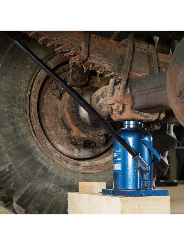 Домкрат гидравлический бутылочный, 50 т, h подъема 280-450 мм Stels