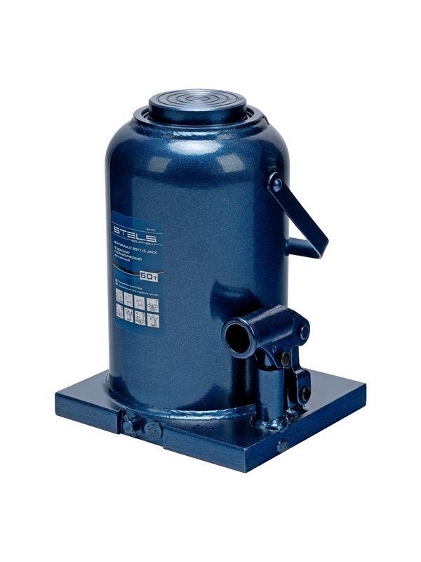 Домкрат гидравлический бутылочный, 50 т, h подъема 280-450 мм Stels