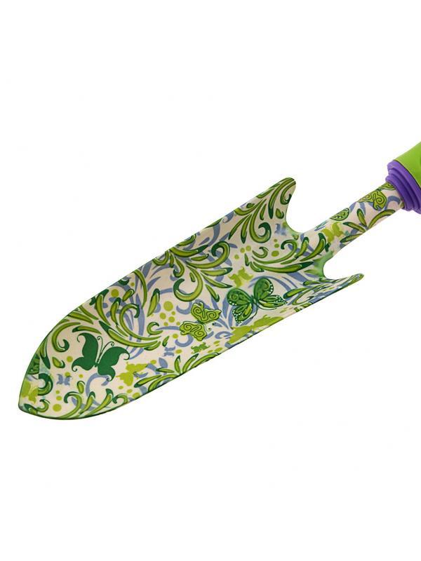 Совок посадочный узкий, 55 х 330 мм, стальной, пластиковая рукоятка, Flower Green, Palisad
