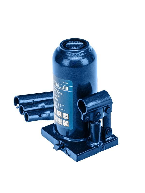 Домкрат гидравлический бутылочный телескопический, 6 т, h подъема 190-480 мм Stels