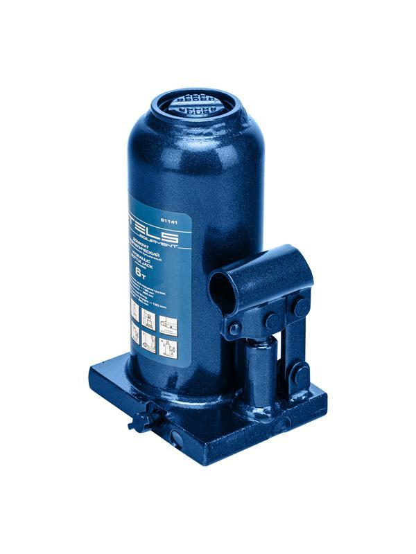 Домкрат гидравлический бутылочный телескопический, 6 т, h подъема 190-480 мм Stels