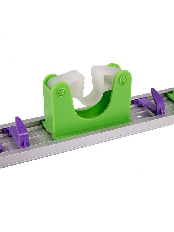 Алюминиевый настенный держатель для садово - огородного инструмента, 4 ячейки, 4 крюка, Palisad