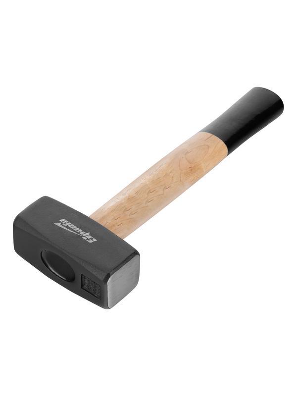 Кувалда, 1000 г, кованая головка, деревянная двухцветная рукоятка Sparta