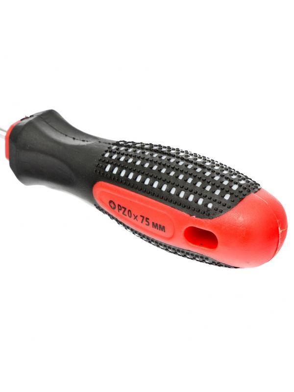 Отвертка Fusion, PZ0 x 75 мм, CrV, трехкомпонентная рукоятка 