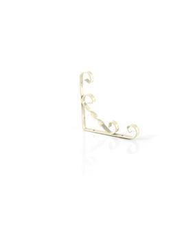 Кронштейн декоративный, 150 х 150 мм, белый Сибртех