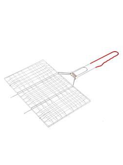 Решетка-гриль 220 x 340 мм, хромированная, PVC рукоятка Sparta