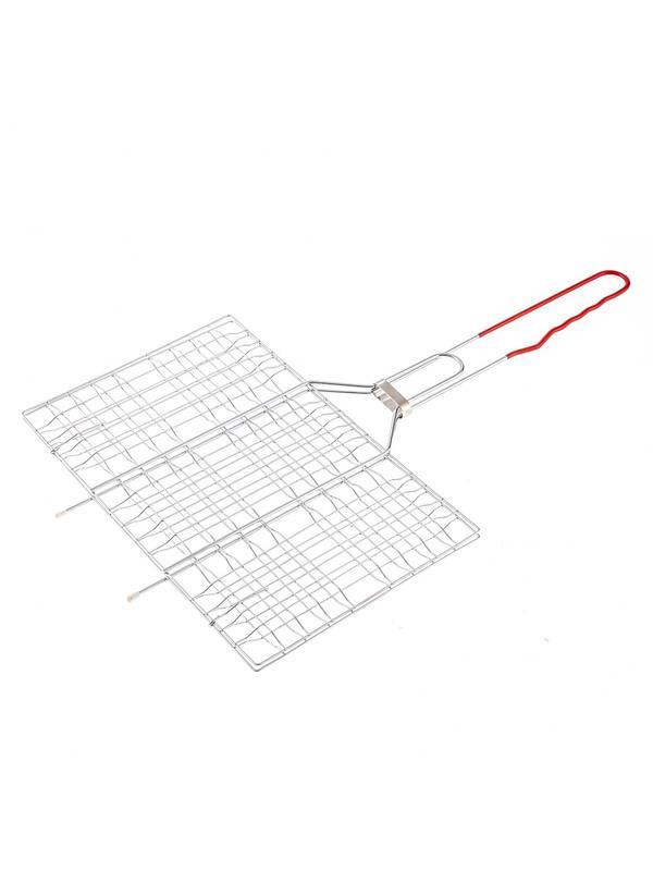 Решетка-гриль 220 x 340 мм, хромированная, PVC рукоятка Sparta