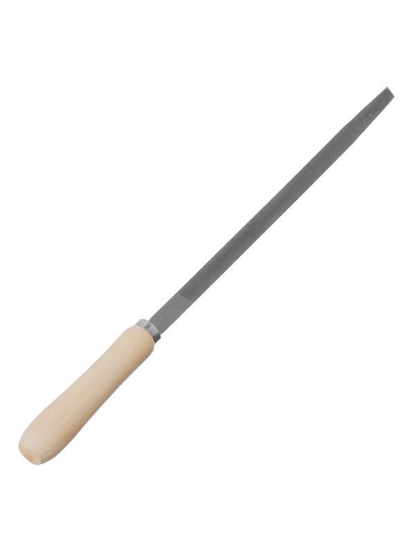 Напильник трехгранный, 300 мм, деревянная ручка Сибртех