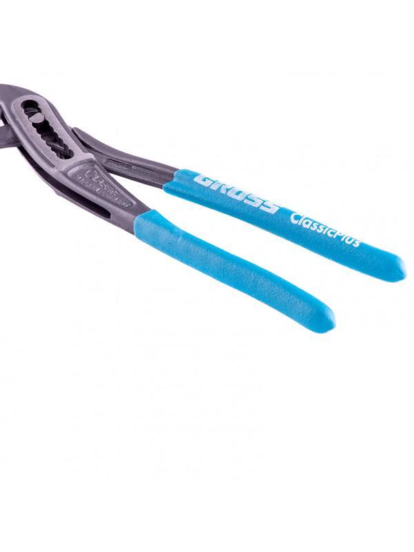 Клещи переставные, обливные рукоятки 180 мм Gross