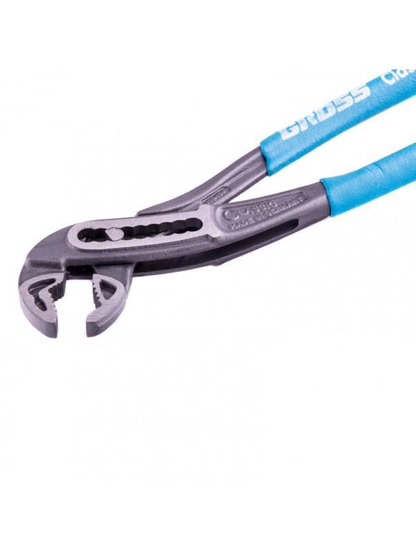 Клещи переставные, обливные рукоятки 180 мм Gross