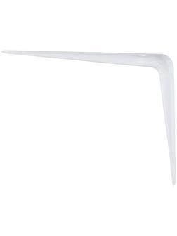 Кронштейн угловой с ребром, 175 х 225 мм, белый Сибртех