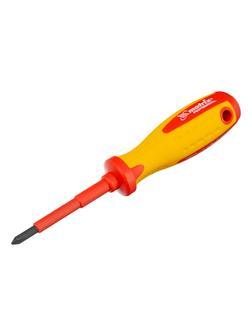 Отвертка Insulated, PH1 x 75 мм, CrMo, до 1000 В, двухкомпонентная рукоятка Matrix Professional