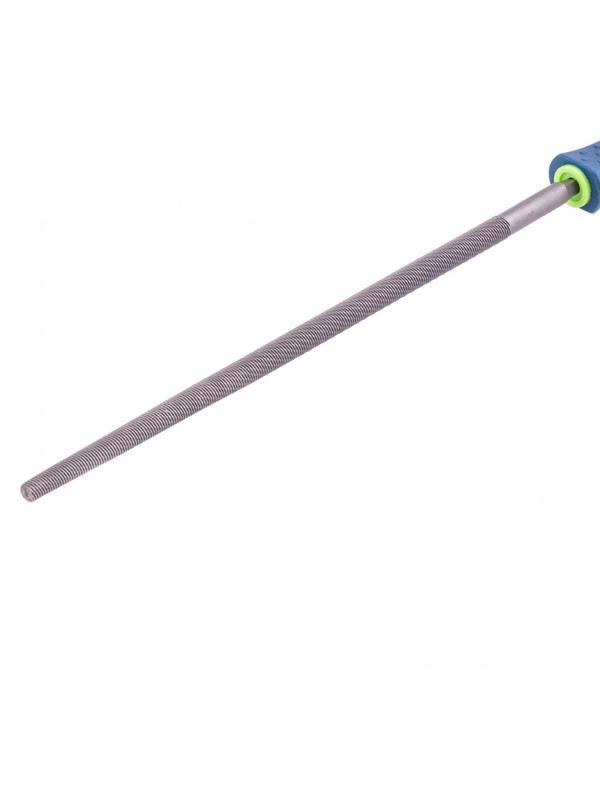 Напильник, 250 мм, круглый, двухкомпонентная рукоятка, №2 Сибртех