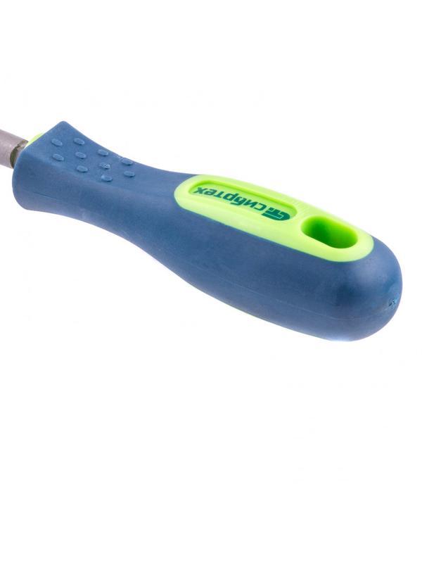 Напильник, 250 мм, круглый, двухкомпонентная рукоятка, №2 Сибртех