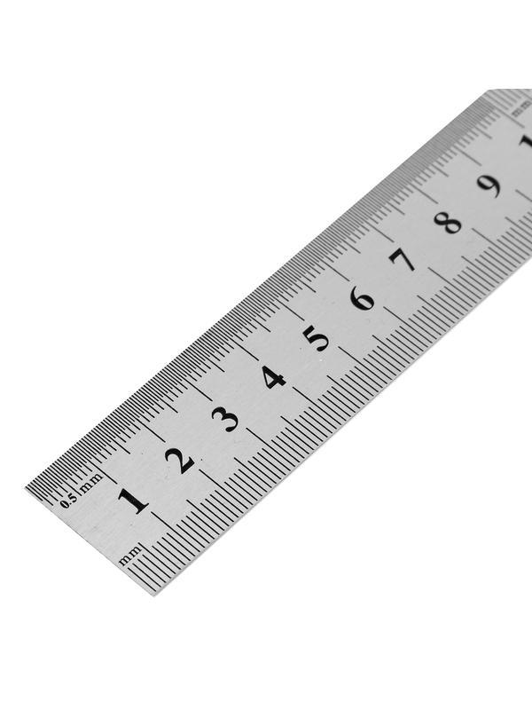 Линейка измерительная, 300 мм, металлическая Sparta