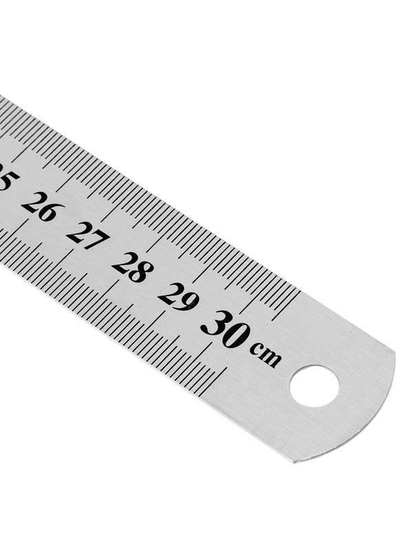 Линейка измерительная, 300 мм, металлическая Sparta